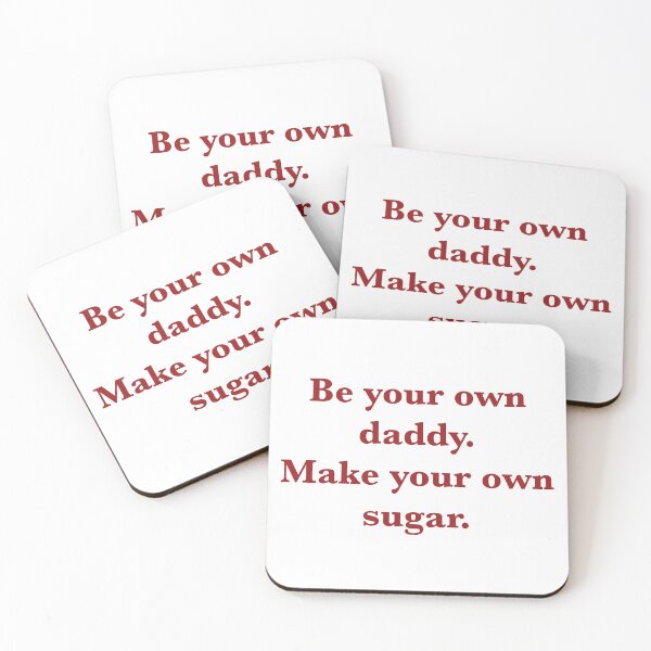 Item preview, Be Your Own Daddy - Make Your Own Sugar - Red designed and sold by mysistersays.