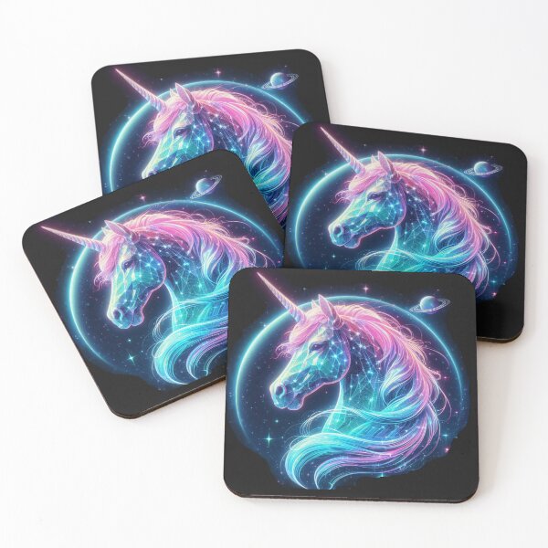 Item preview, Unicorn in the space designed and sold by stasia-design.