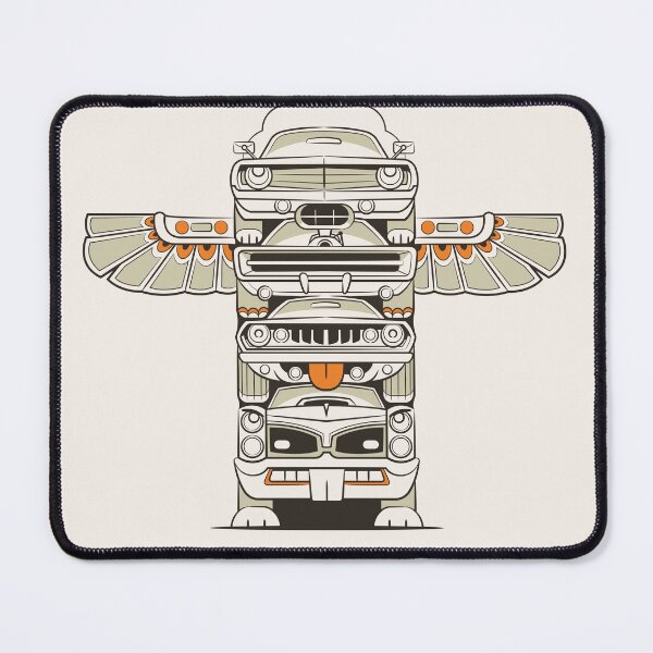 Item preview, Tótems de coches musculosos designed and sold by Bastiano's Nerdiverse.
