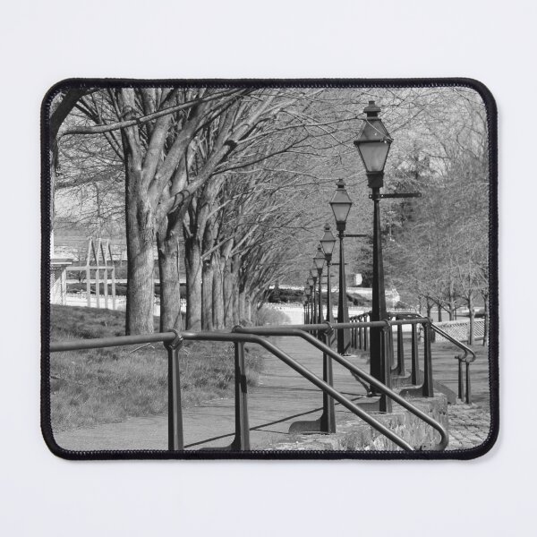 Item preview, Tall Black Elegant Lamp Posts Smithville Mansion designed and sold by BradKnorrArt.