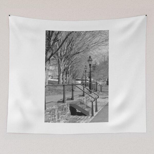 Item preview, Tall Black Elegant Lamp Posts Smithville Mansion designed and sold by BradKnorrArt.