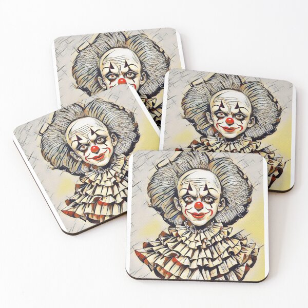 Item preview, Creepy Clown Artwork - Clown Head designed and sold by TGAL2.