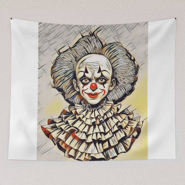 Item preview, Creepy Clown Artwork - Clown Head designed and sold by TGAL2.