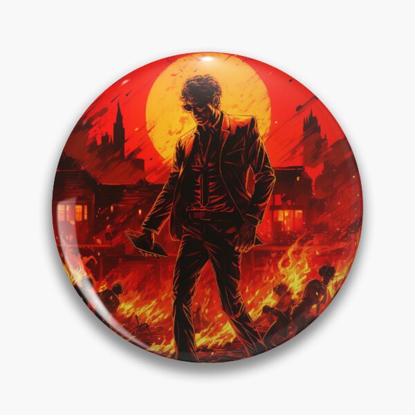 Item preview, Fiery Man Roaming the Intense Wilderness designed and sold by JustArtDesign9.