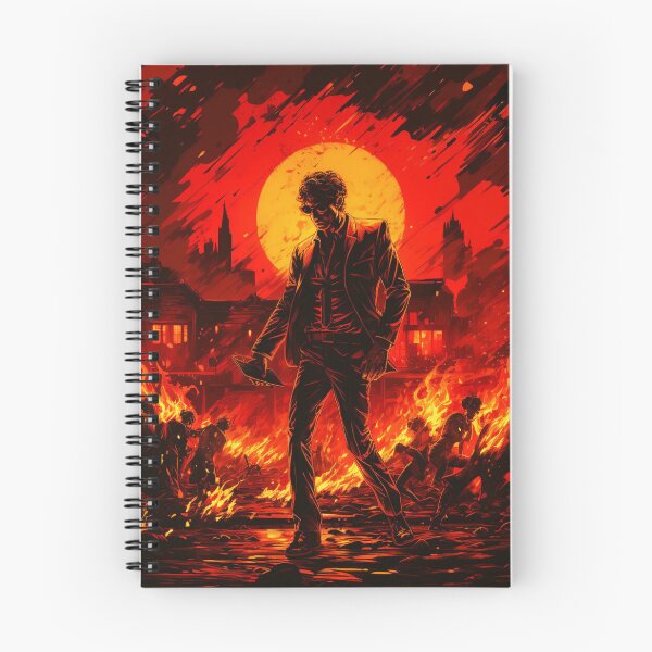 Item preview, Fiery Man Roaming the Intense Wilderness designed and sold by JustArtDesign9.