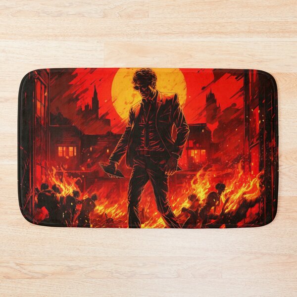 Item preview, Fiery Man Roaming the Intense Wilderness designed and sold by JustArtDesign9.