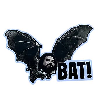 Aperçu de l'œuvre Autocollant vinyle Ce que nous faisons dans l’ombre - Laszlo - « BAT ! » de iamamiraj