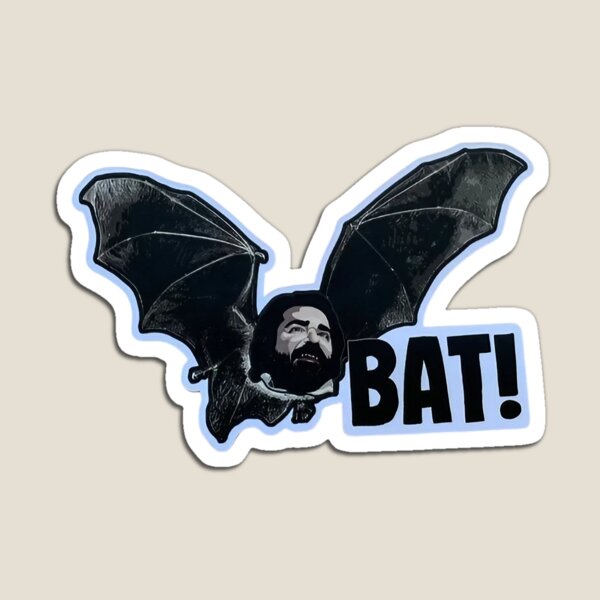 Aperçu de l'œuvre Autocollant vinyle Ce que nous faisons dans l’ombre - Laszlo - « BAT ! » créée et vendue par iamamiraj.