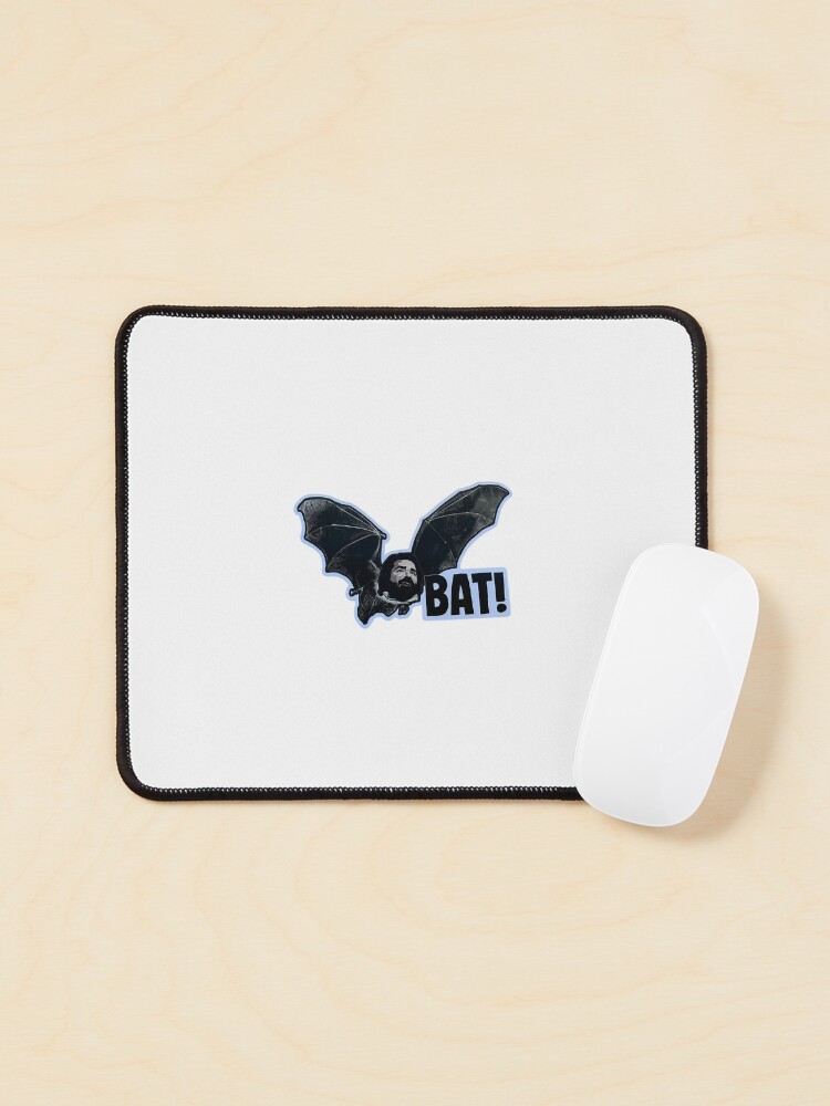 Aperçu 1 sur 5. Tapis de souris avec l'œuvre Autocollant vinyle Ce que nous faisons dans l’ombre - Laszlo - « BAT ! » créée et vendue par iamamiraj.