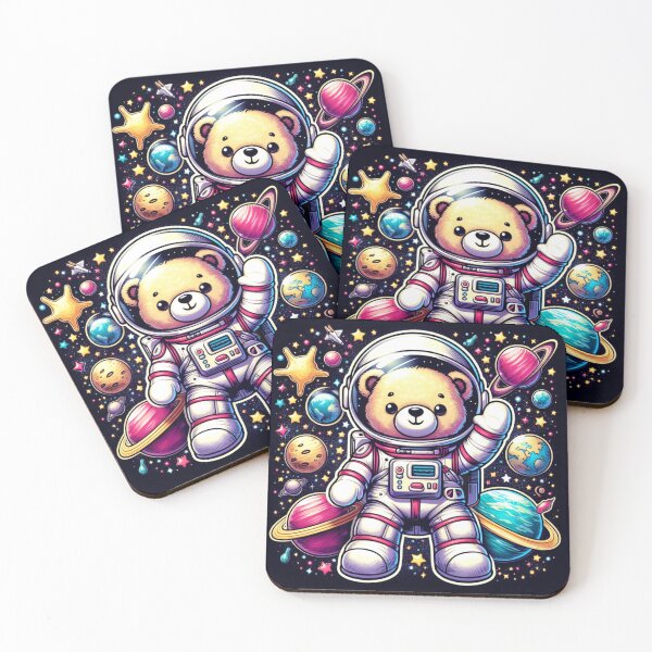 Item preview, Cuddly Galactic bear in space. designed and sold by moni0490.