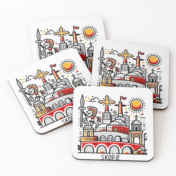 Item preview, Skopje Comic Poster designed and sold by Printsincolor.