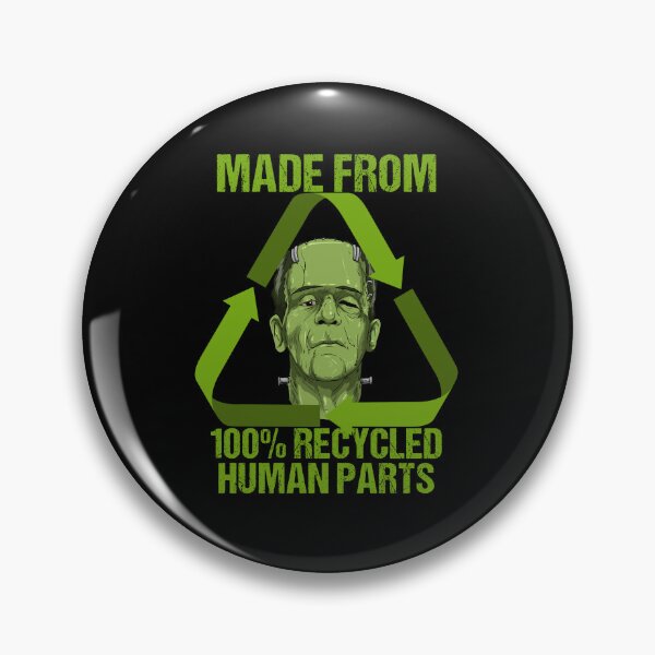 Item preview, Made From 100% Recycled Human Parts Halloween Gift designed and sold by PNGShop.