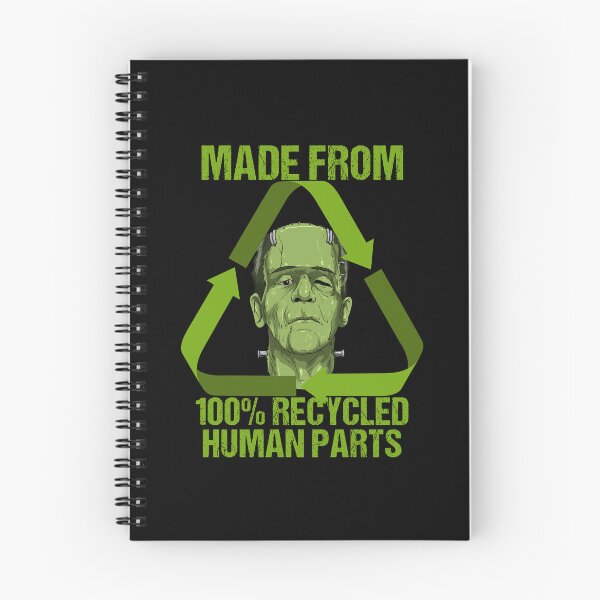 Item preview, Made From 100% Recycled Human Parts Halloween Gift designed and sold by PNGShop.