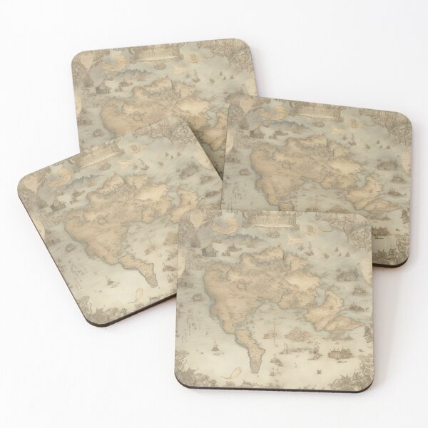 Item preview, Old Vintage World Map designed and sold by ArtsyWishy.