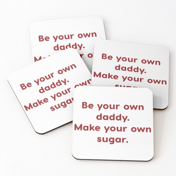 Item preview, Be Your Own Daddy - Make Your Own Sugar - Red designed and sold by mysistersays.