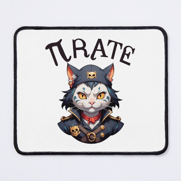 Item preview, Pi day Pirate Cat designed and sold by HandicraftArt.