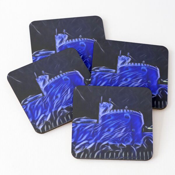 Item preview, Neon Blue Castle In Expressive Blend designed and sold by Fearless-Fox.