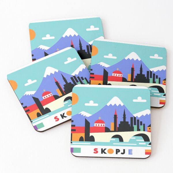 Item preview, Modern Skopje Poster designed and sold by Printsincolor.