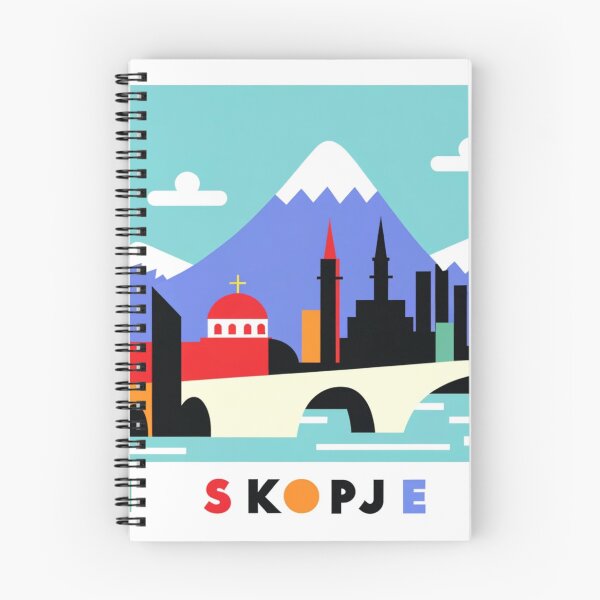 Item preview, Modern Skopje Poster designed and sold by Printsincolor.