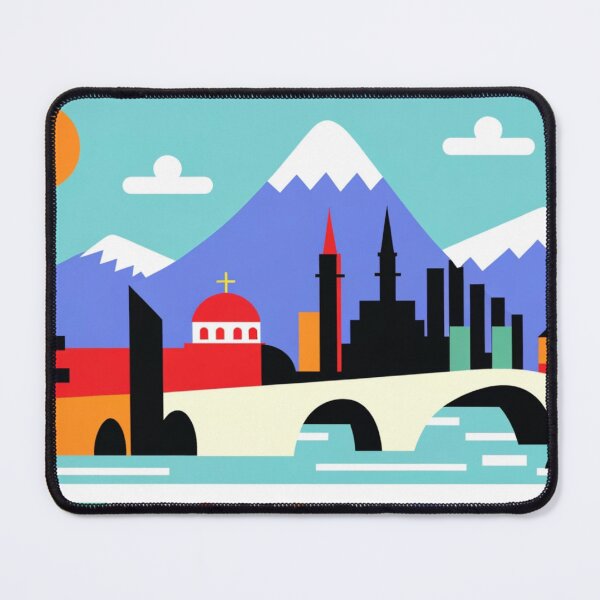 Item preview, Modern Skopje Poster designed and sold by Printsincolor.