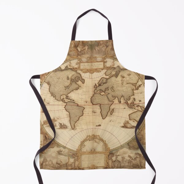 Item preview, Old Vintage Map designed and sold by ArtsyWishy.