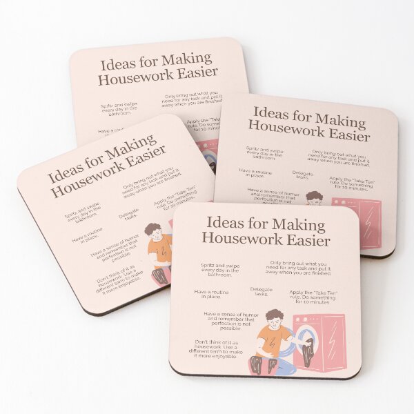 Item preview, Ideas for Making Housework Easier designed and sold by TheFocusedShop.