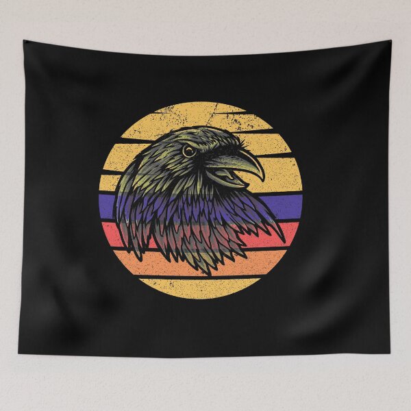 Item preview, Raven Retro designed and sold by franktact.