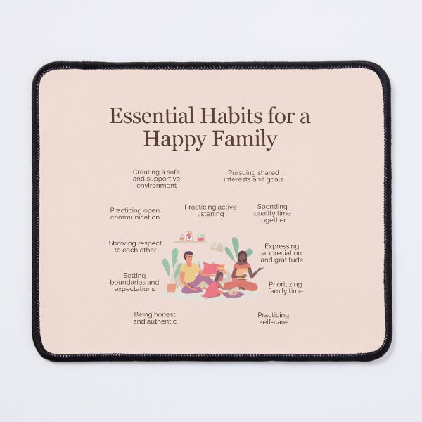 Item preview, Essential Habits for a Happy Family designed and sold by TheFocusedShop.