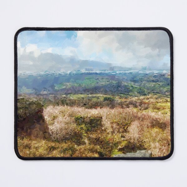 Item preview, View from a hilltop over a valley designed and sold by RickTeeDesigns.
