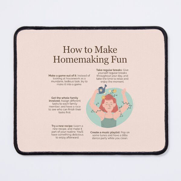 Item preview, How to Make Homemaking Fun designed and sold by TheFocusedShop.