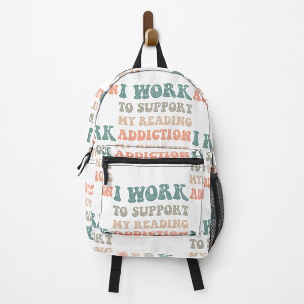 Item preview, Funny I Work To Support My Reading Addiction designed and sold by ArtByKatti.