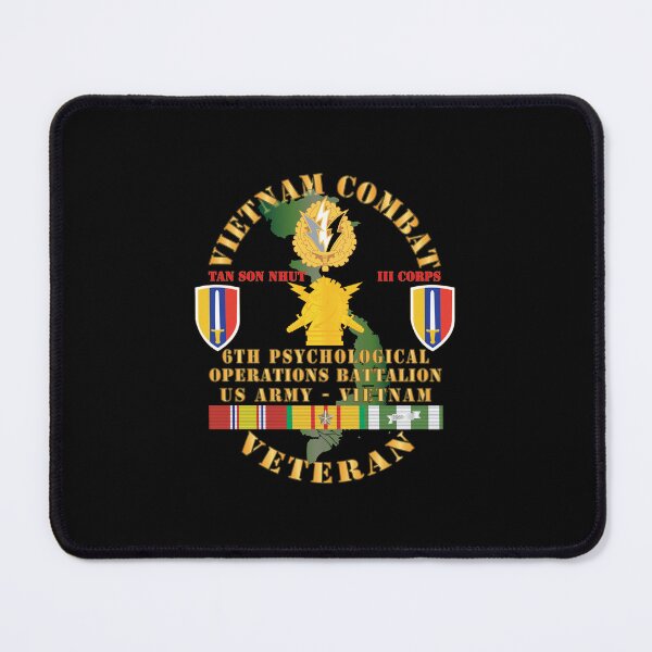 Item preview, Army - Vietnam Combat Vet - 6th PSYOPS Bn - USARV w VN SVC X 300 designed and sold by Military Insignia Products.