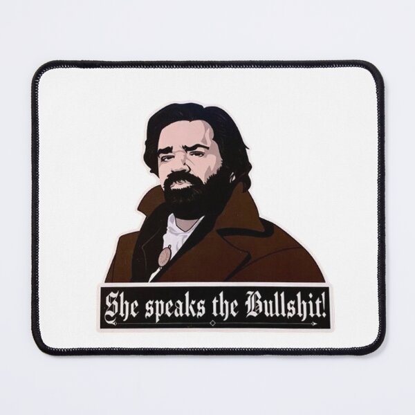 Item preview, What We Do in the Shadows Vinyl Sticker - Laszlo - "She speaks the Bullsh*t" designed and sold by Your Favorite Store.