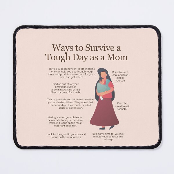 Item preview, Ways to Survive a Tough Day as a Mom designed and sold by TheFocusedShop.