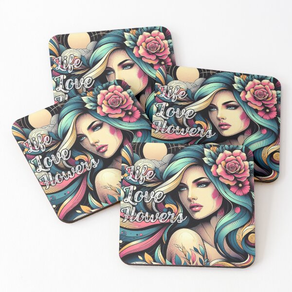 Item preview, Life Love Flowers designed and sold by LuxProCoolShirt.
