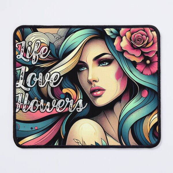 Item preview, Life Love Flowers designed and sold by LuxProCoolShirt.