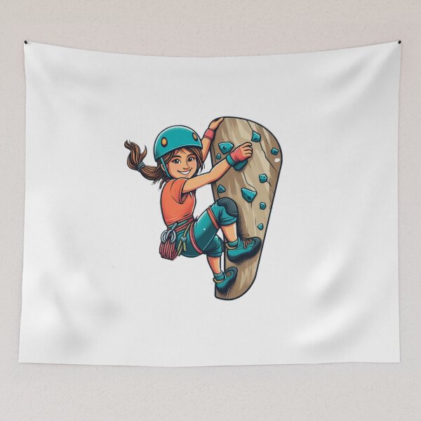 Item preview, I Climb Like A Girl try to keep up Girls Climber Bolder Gift  designed and sold by SlocifieShop.