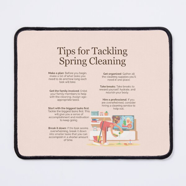 Item preview, Tips for Tackling Spring Cleaning designed and sold by TheFocusedShop.