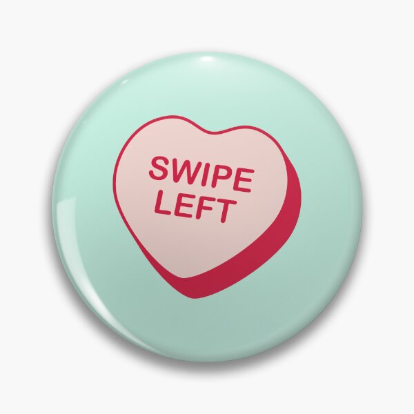 Item preview, Swipe Left Rejected Candy Heart designed and sold by creativecurly.