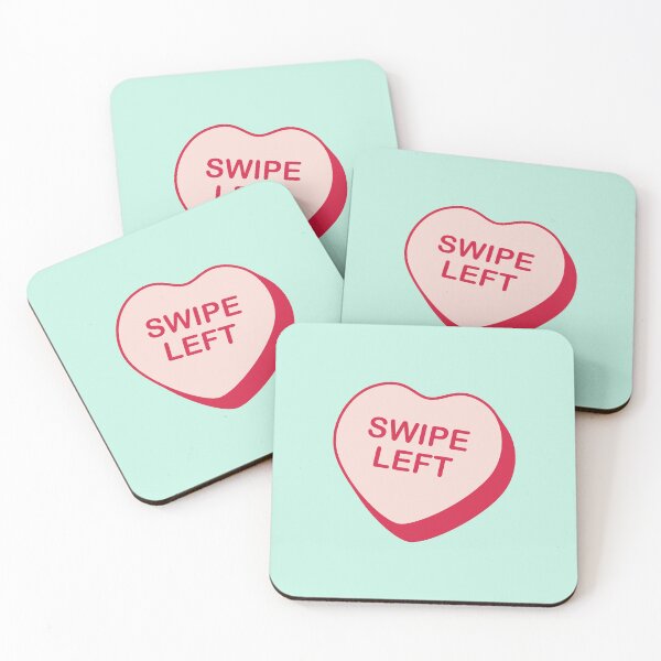 Item preview, Swipe Left Rejected Candy Heart designed and sold by creativecurly.