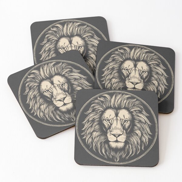 Item preview, Portrait of a proud lion designed and sold by MollyPetDesigns.