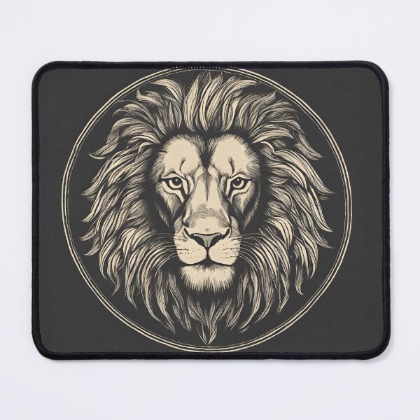 Item preview, Portrait of a proud lion designed and sold by MollyPetDesigns.