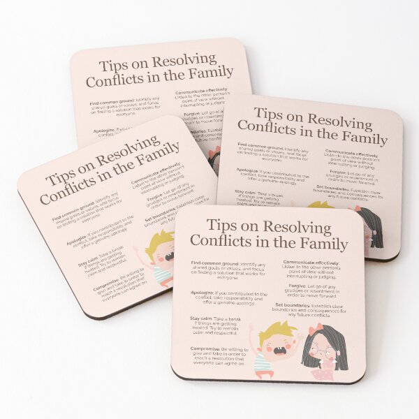 Item preview, Tips on Resolving Conflicts in the Family designed and sold by TheFocusedShop.