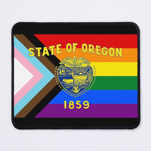 Item preview, Oregon Progress Pride Flag designed and sold by WokeBespoke.