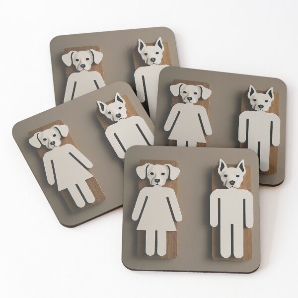 Item preview, Dog Toilet Sign designed and sold by yellowveggiez.
