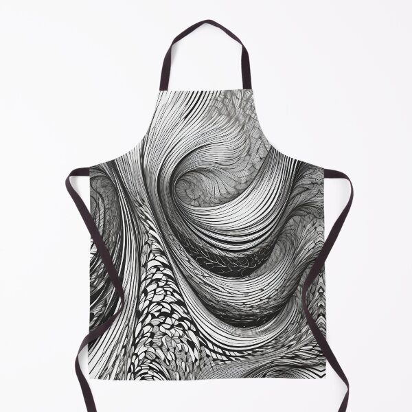 Item preview, Abstract Monochrome Pattern Black and White Ink Pen designed and sold by ShaViArt.