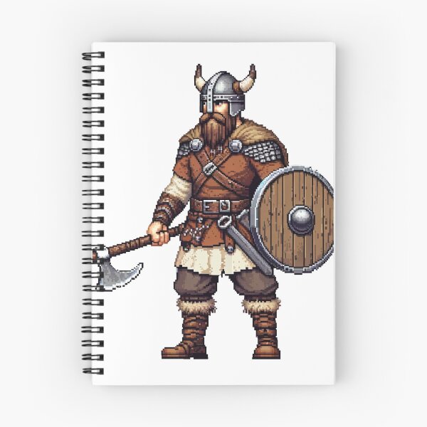 Aperçu de l'œuvre Pixel Art Viking créée et vendue par The  Artwork.
