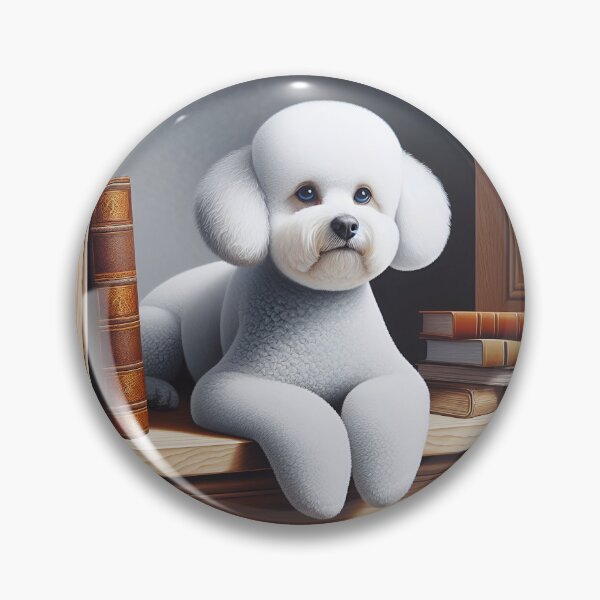 Aperçu de l'œuvre Bichon Frise Adventures in Art créée et vendue par PawspectCreate.