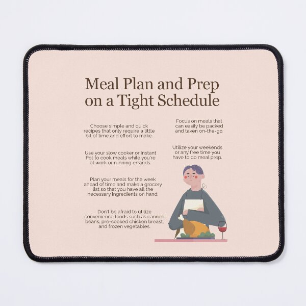Item preview, Meal Plan and Prep on a Tight Schedule designed and sold by TheFocusedShop.