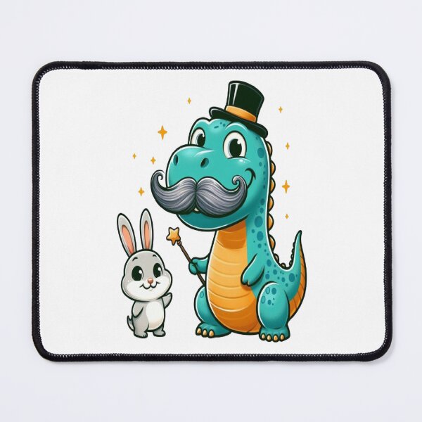 Item preview, Funny dinosaur with mustache Magic Wand for adults and kids designed and sold by VISIONSTURME.